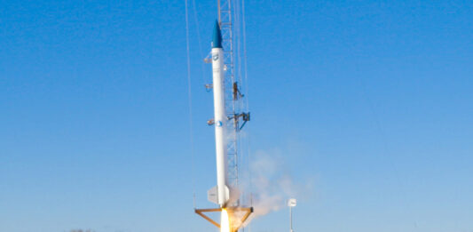 In Maine, First commercial biofuel booster rocket launches