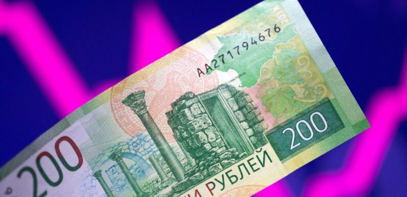 Russia suspending the sale of foreign currencies